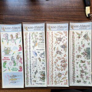 House-Mouse & Friends Stickers - Lot of 4 (Set Number 5)